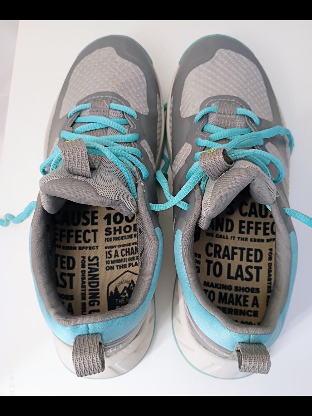 Keen Versacore WP Hiking Trail Running Shoe Womens Alloy/Evening Primrose Size 6